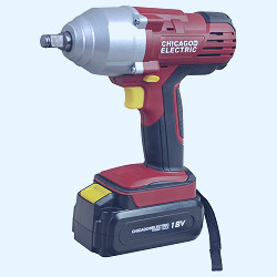 Chicago Electric Power Tools 18 Volt 1/2 in. Cordless Variable Speed Impact  Wrench NiCd - Walmart.com